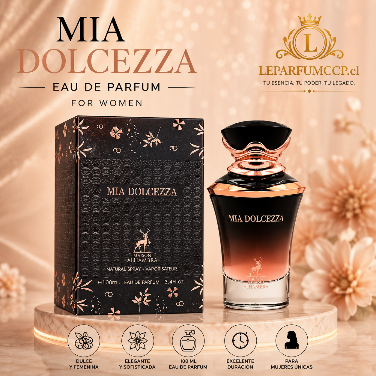 Mia Dolcezza Eau de Parfum 100 ml – Maison Alhambra
