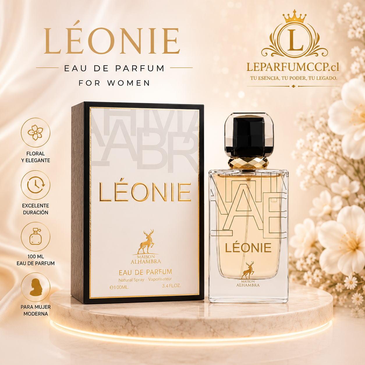 Léonie Eau de Parfum 100 ml – Maison Alhambra