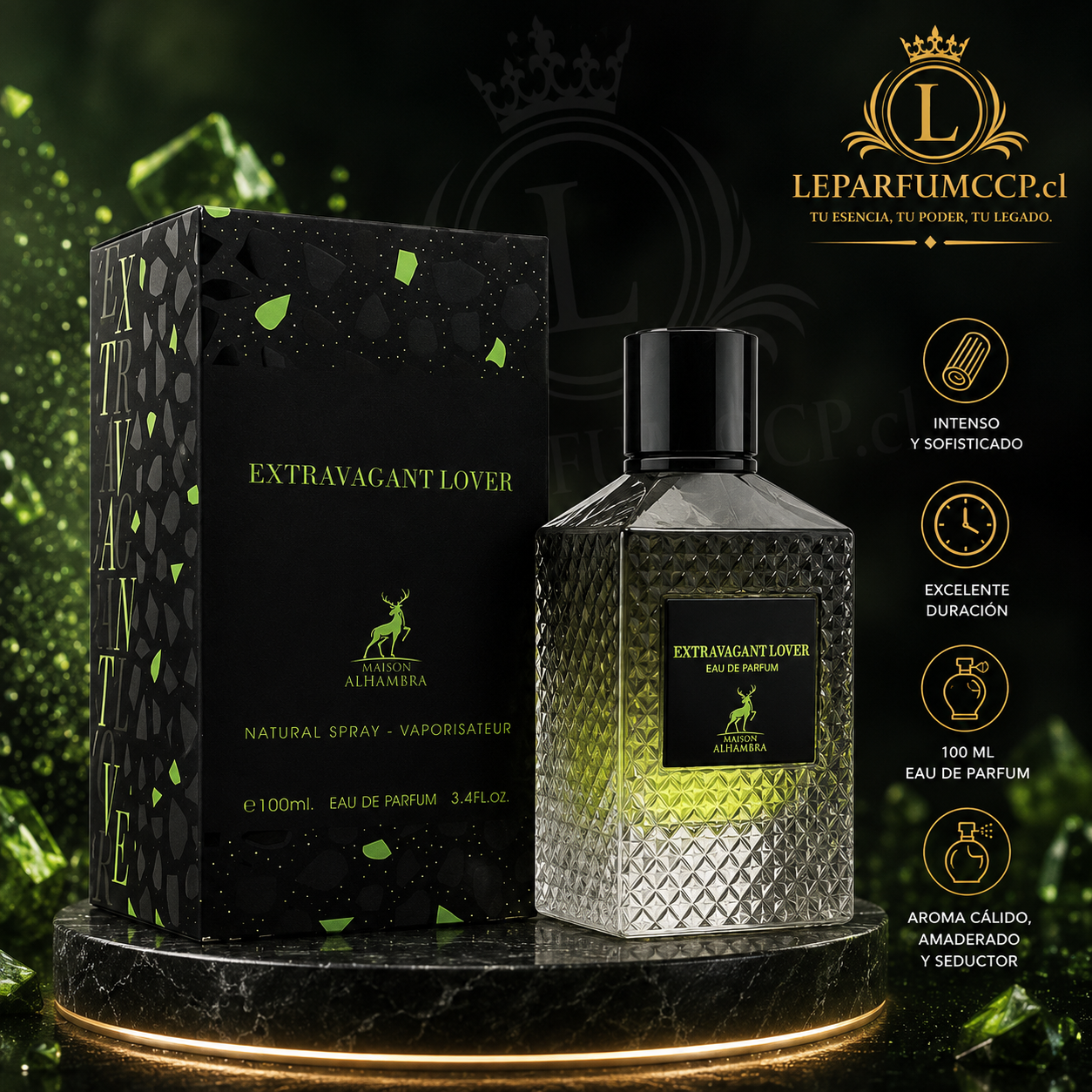 Extravagant Lover EDP 100 ml Pour Homme – Maison Alhambra